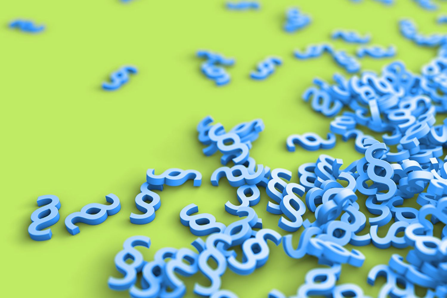 Foto: Paragraphen Symbole